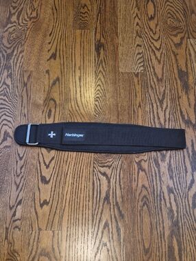 HARBINGER Black Weightlifting Belt Strap